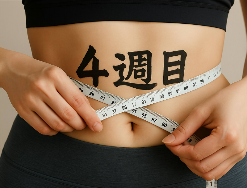 夏までに痩せたいアラフォーダイエット4週目